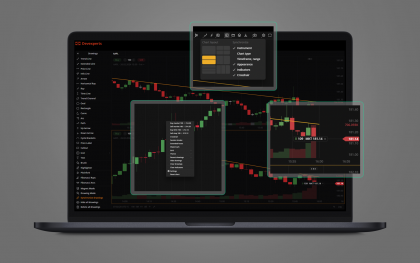 DXcharts Updates: Execution Markers, Crosshair Synchronization, and More